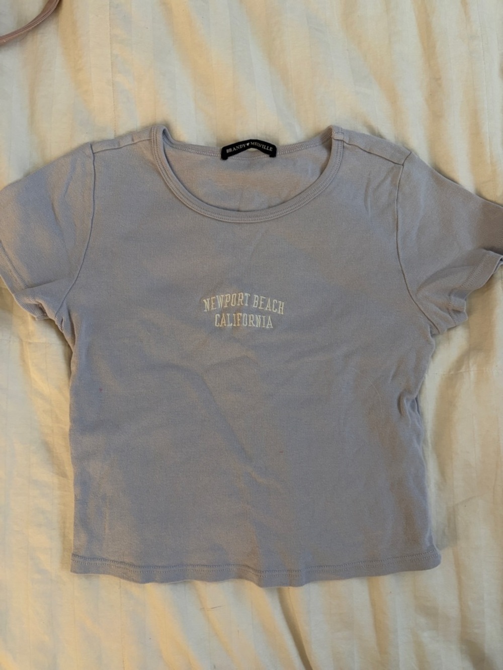 Brandy Melville - Light Lavender Newport Beach California Tee